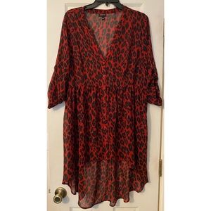 Torrid high low blouse